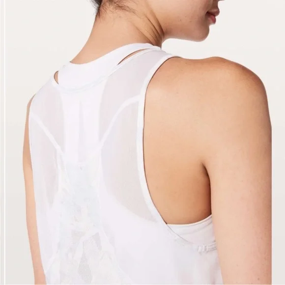 LULULEMON jasmine white sculpt tank - Picture 2 of 5
